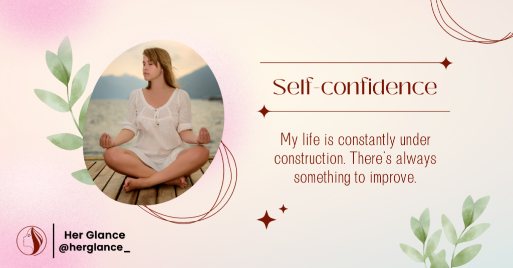 Self-confidence builders
