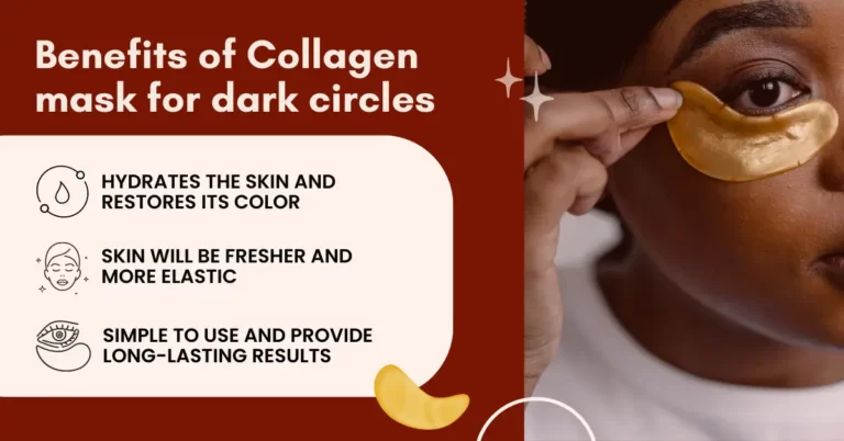 Collagen mask for dark circles