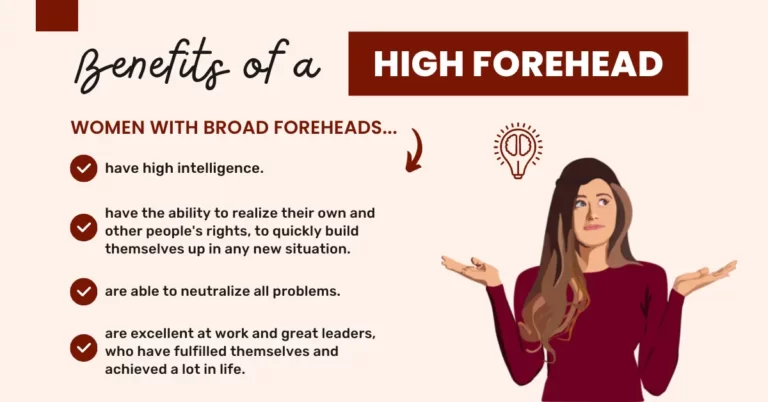 Benefits of a high forehead