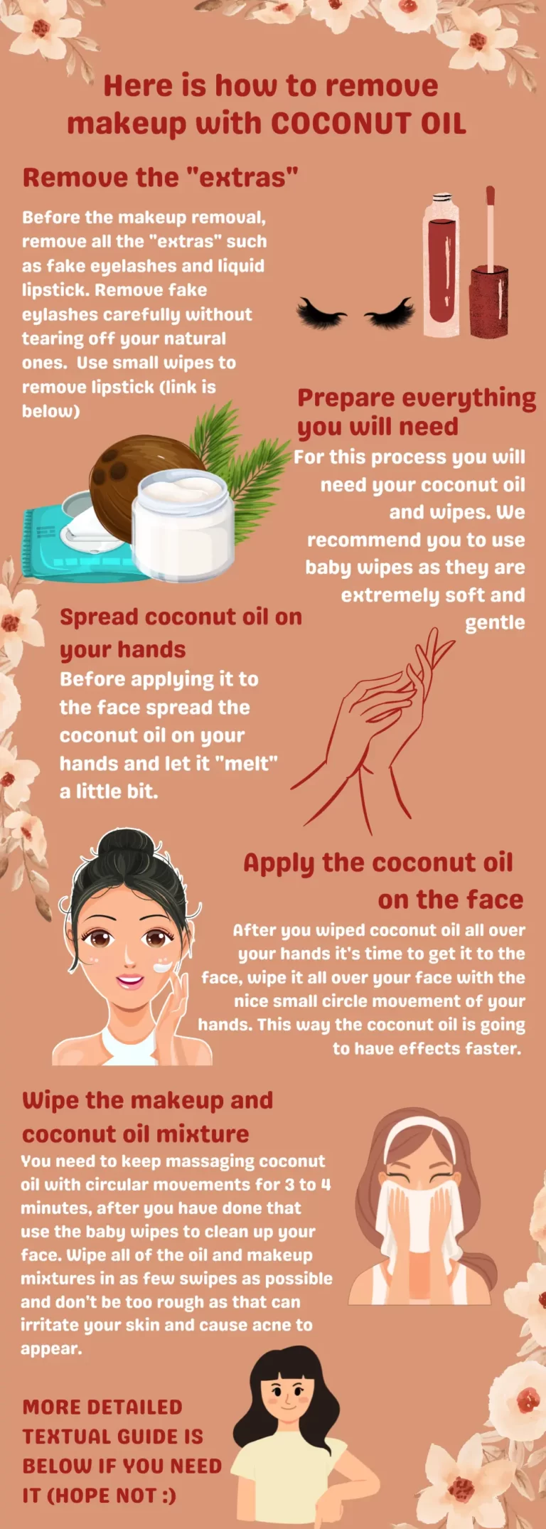 Here is how to remove makeup with COCONUT OIL