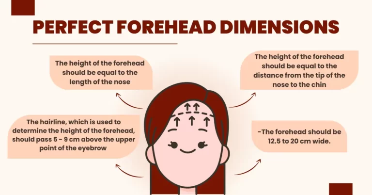 Perfect forehead dimensions