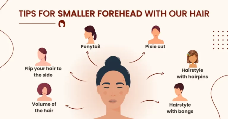 Tips for smaller forehead with our hair