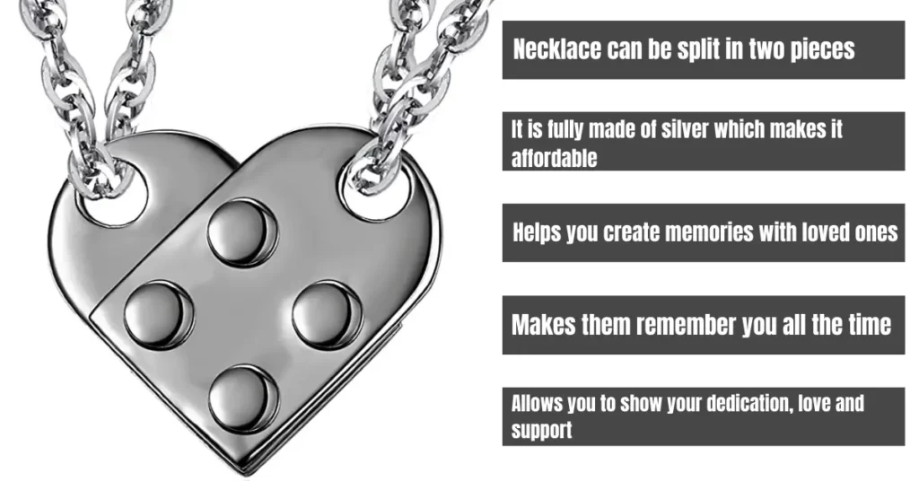 lego heart necklace