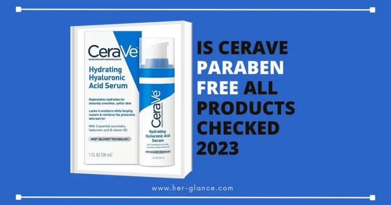 Is CeraVe Paraben Free